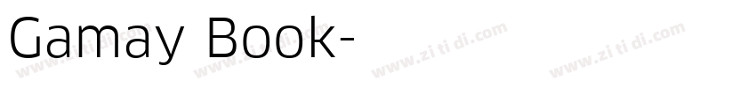 Gamay Book字体转换